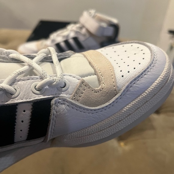 NWT ADIDAS X IVY PARK Forum Mid 'White Mesa' (BLACK PACK) SZ- 8.5 - Picture 8 of 13